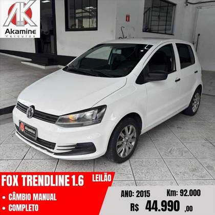 VOLKSWAGEN FOX 1.6 MSI TRENDLINE 8V FLEX 4P MANUAL
